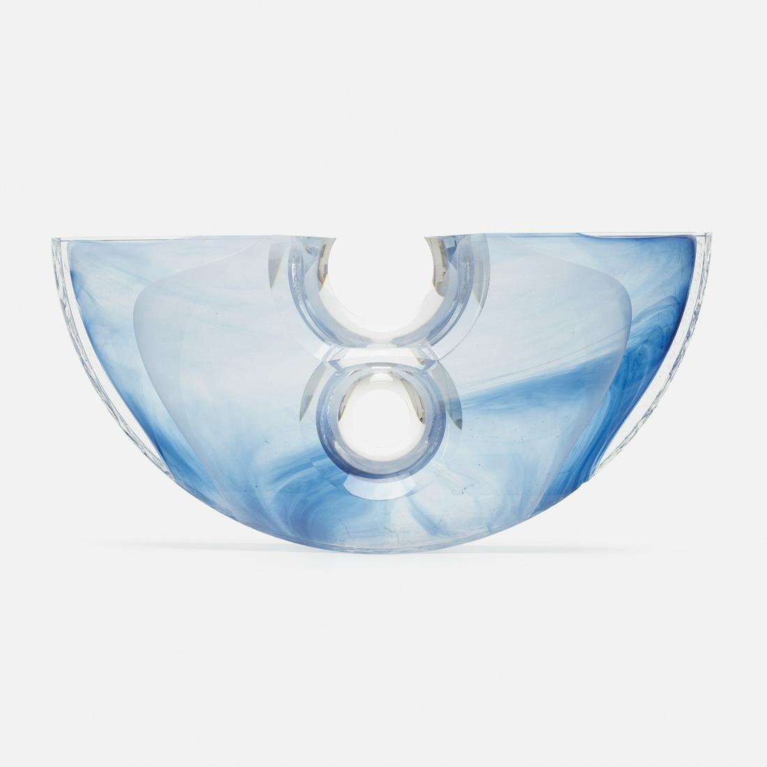 Steven Weinberg, Untitled: Steven Weinberg Untitled USA, c. 2000cast optical crystal12.25 h × 25.5 w × 2.75 d in (31 × 65 × 7 cm) Incised signature and inventory number to lower edge 'S. Weinberg 50