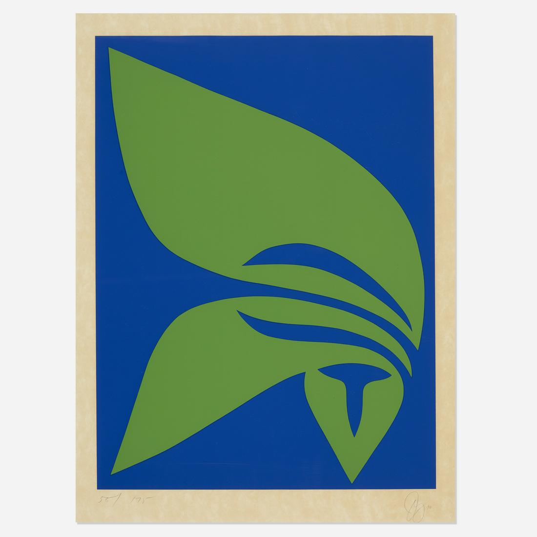 Jack Youngerman, Changes 7: Jack Youngerman Changes 7 1970screenprint on paper40 h × 30 w in (102 × 76 cm) Signed and numbered to lower edge ‘58/175 JY'. This work is number 58 from the edition of 175 published