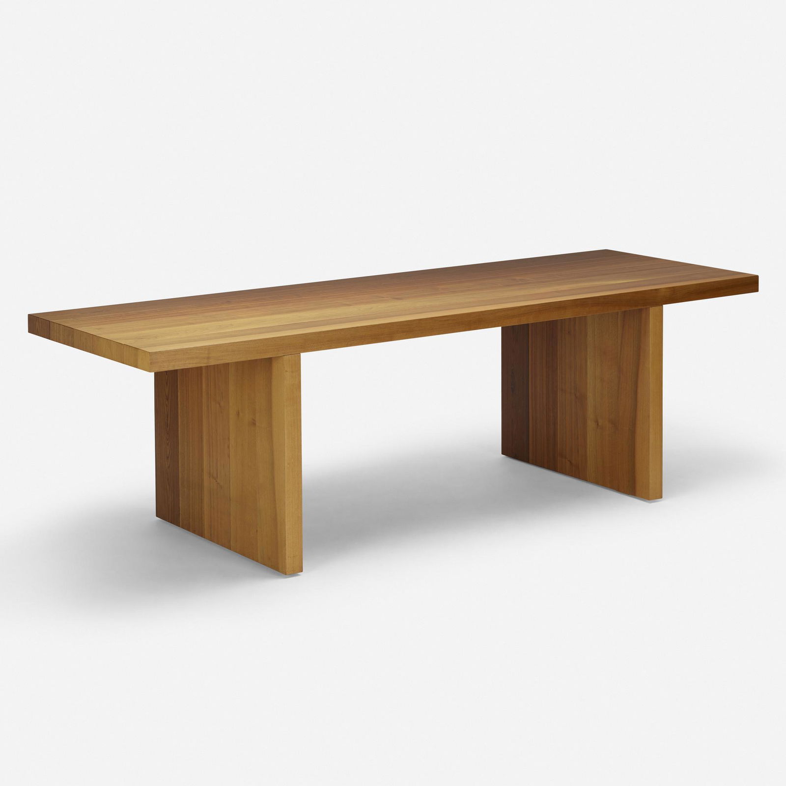 Claudio Silvestrin, Millennium Hope dining table: Claudio Silvestrin Millennium Hope dining table CappelliniSwitzerland / Italy, 2000walnut94 w × 38.75 d × 28.75 h in (239 × 98 × 73 cm)