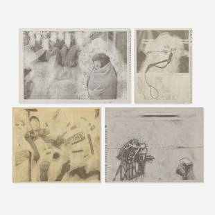 Christian Holstad, collection of four works: Christian Holstad collection of four works 2005, 2013graphite on newsprint7.75 h × 9 w in (20 × 23 cm) Additional works measure: 7.5 h x 9 w inches. Lot includes Thank You, Fun