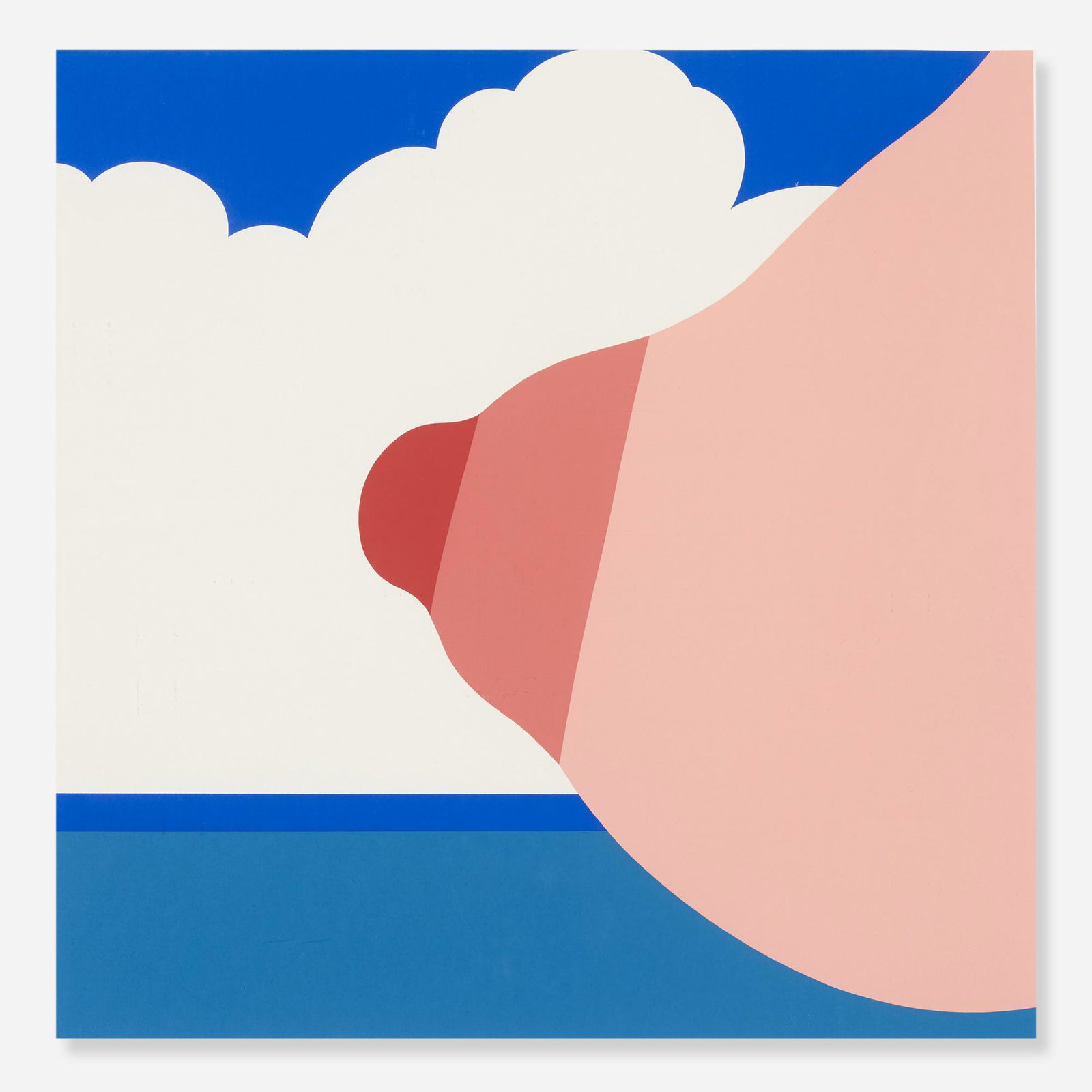 Tom Wesselmann, Seascape (Tit): Tom Wesselmann Seascape (Tit) 1967screenprint on paper18 h × 18 w in (46 × 46 cm) Sheet measures: 29.5 h x 23.5 w inches. Signed, dated and numbered to lower right 'Wesselmann 67 90/100'. Thi