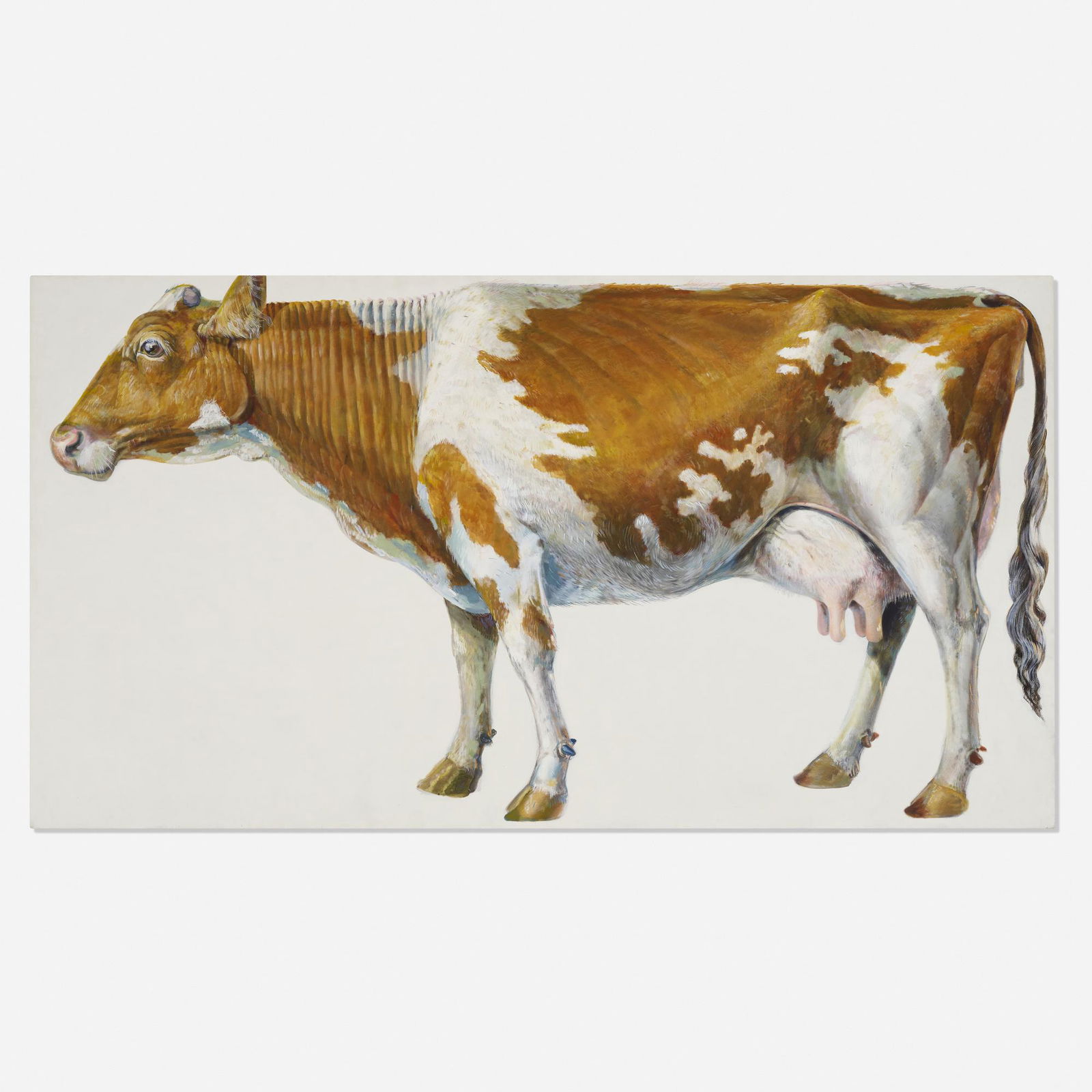 Don Nice, Cow: Don Nice Cow 1969oil on canvas52 h × 96 w in (132 × 244 cm) Signed, titled and dated to verso 'Cow 1969 Don Nice'. Provenance: Acquired directly from the artis