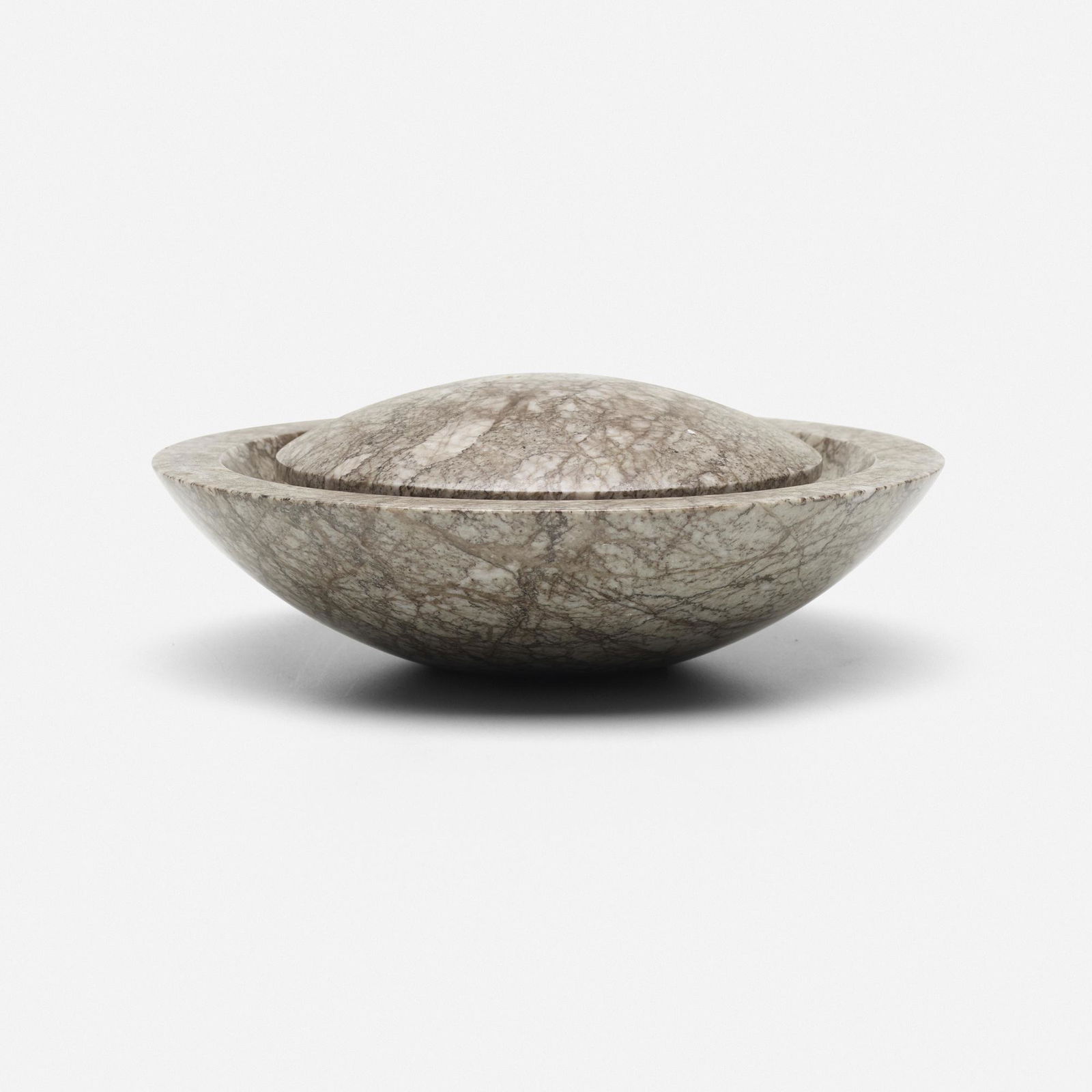 Sergio Asti, vessel: Sergio Asti vessel Knoll InternationalItaly / USA, 1972marble10 dia × 3.5 h in (25 × 9 cm)