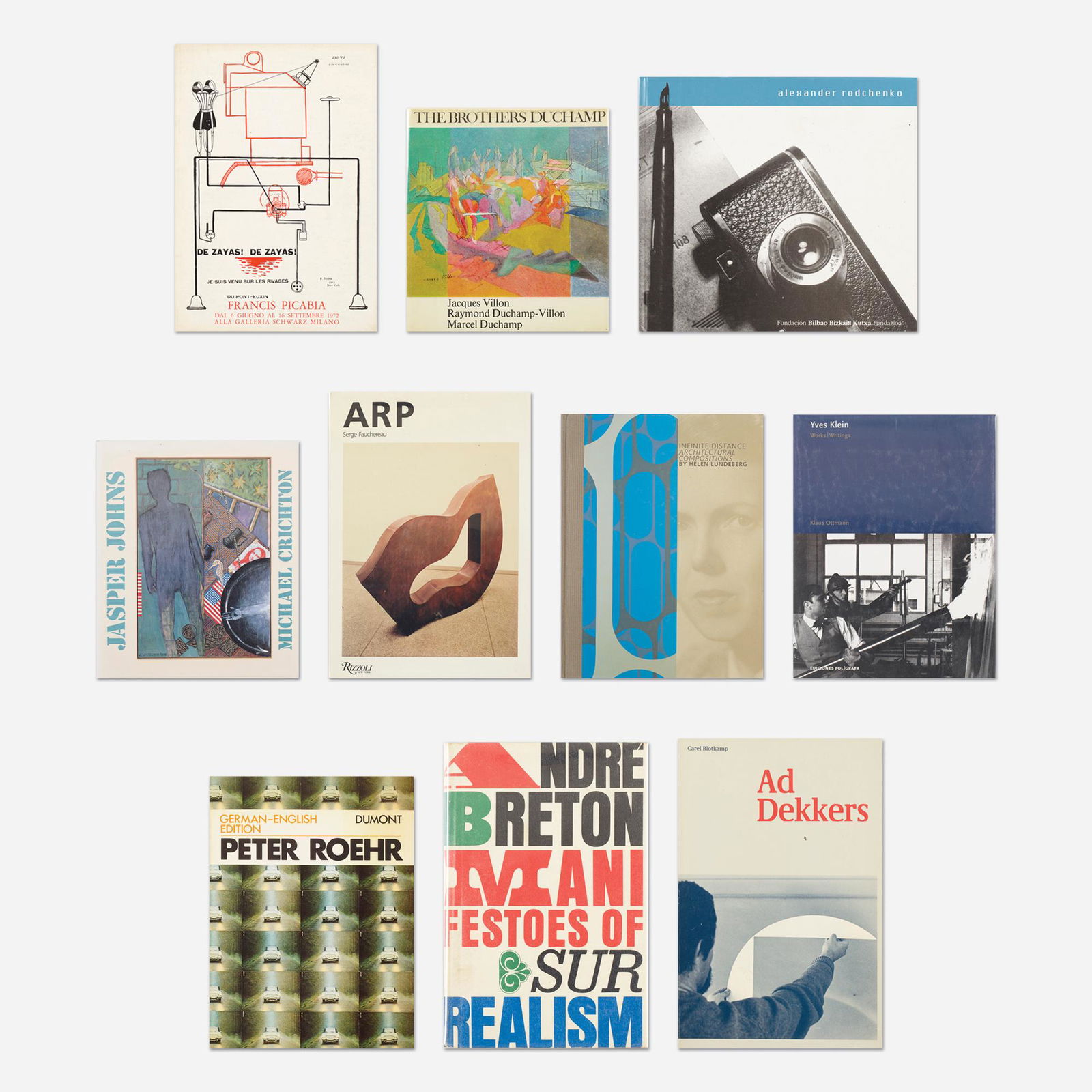 Architecture and Design survey, twenty-seven: Architecture and Design survey, twenty-seven Provenance: Collection of Michael and Gabrielle Boyd Complete Lot Details Manifestoes of Surrealism Andre Breton, The University o