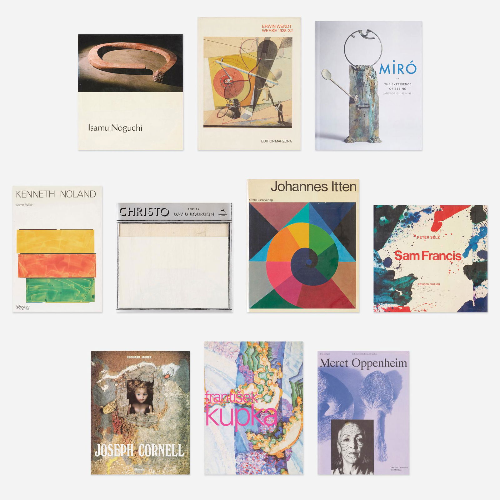 Various Artist monographs, thirty-one: Various Artist monographs, thirty-one Provenance: Collection of Michael and Gabrielle Boyd Complete Lot Details Writings on Art Mark Rothko, Yale, 2006. 170 pages, Hardcover w