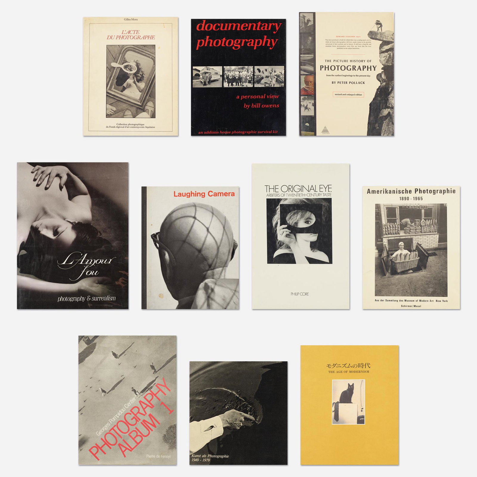Photography survey, twenty-six: Photography survey, twenty-six Provenance: Collection of Michael and Gabrielle Boyd Complete Lot Details Art History of Photography Volker Kahmen, Tubingen, 1973. 232 pages, H