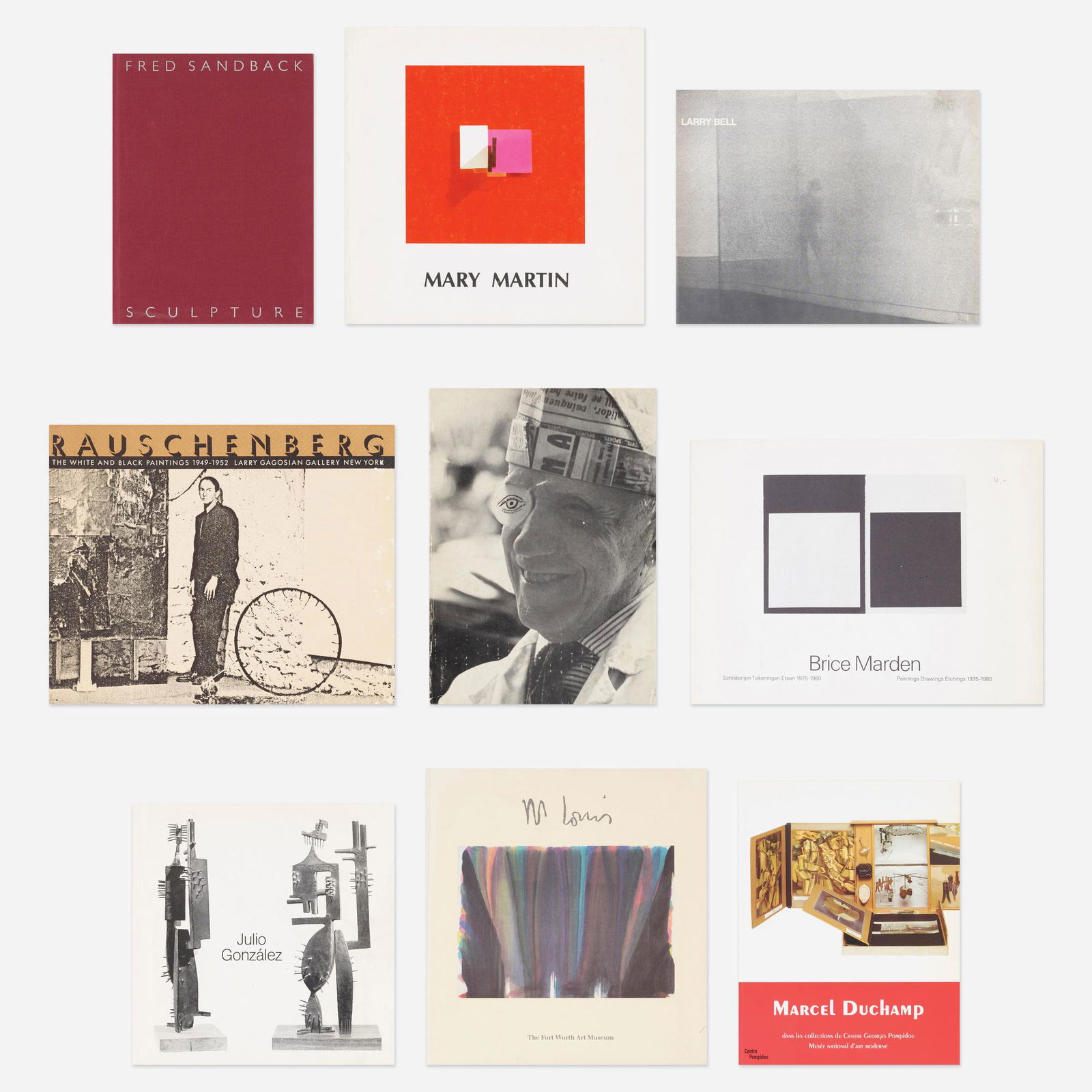 Various Artist monographs, fifty: Various Artist monographs, fifty Provenance: Collection of Michael and Gabrielle Boyd Complete Lot Details Josef Albers: The American Years Gerald Nordland, Washington Gallery