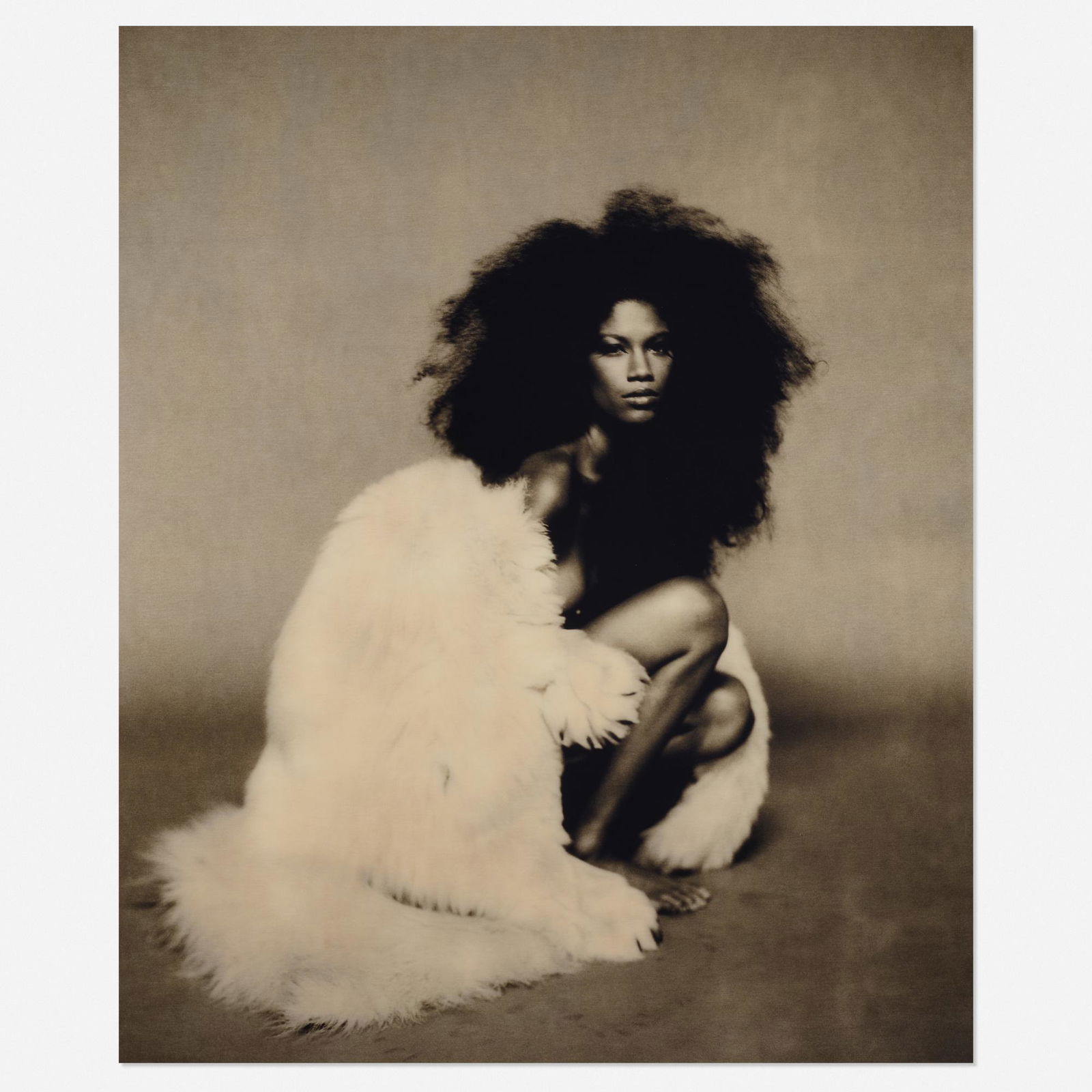 Marc Lagrange, Eskimo Girl: Marc Lagrange Eskimo Girl Belgium, 2002 / 2011archival pigment print mounted to board behind Plexiglas71 h × 59 w in (180 × 150 cm) Signed, titled, dated and numbered to verso 'Marc L