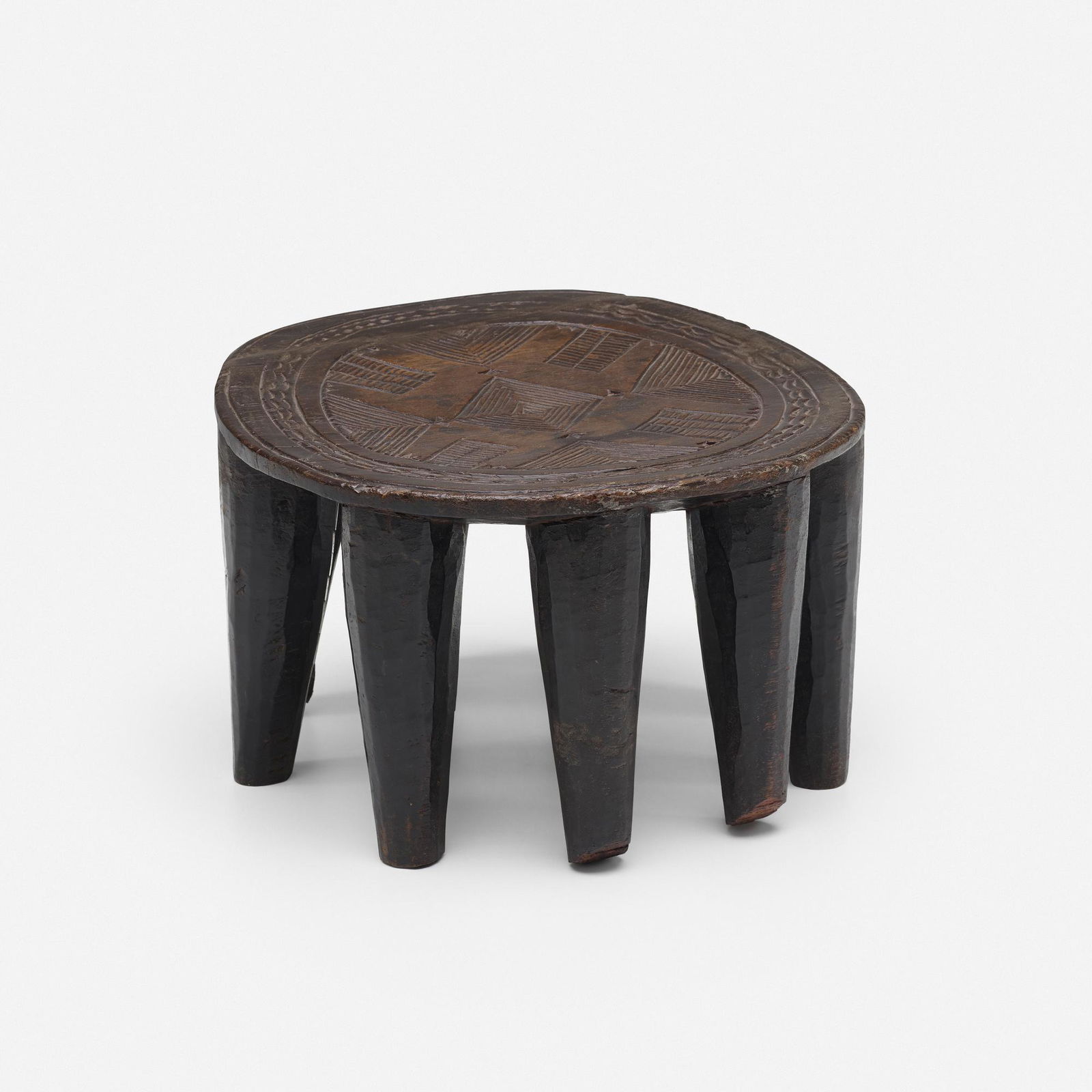 Nupe artist, stool (1 of 2)