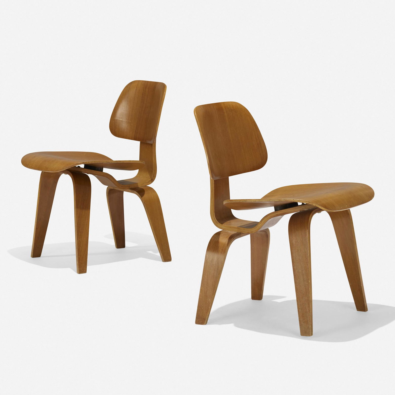 Charles and Ray Eames, early DCWs, pair (1 of 3)