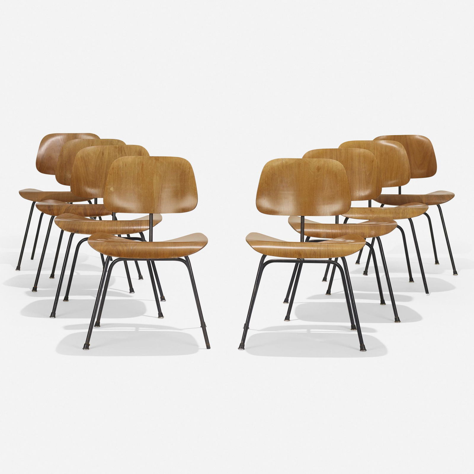 Charles and Ray Eames, DCMs, set of eight (1 of 4)