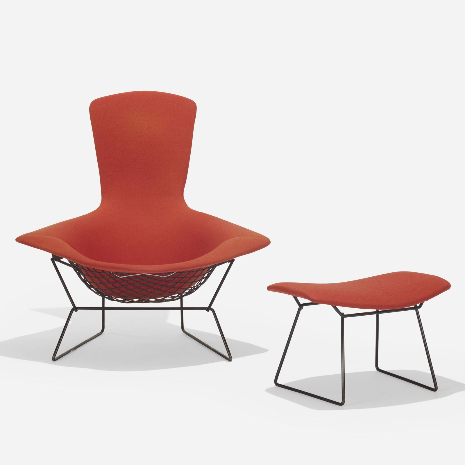 Harry Bertoia, Bird chair and ottoman (1 of 3)