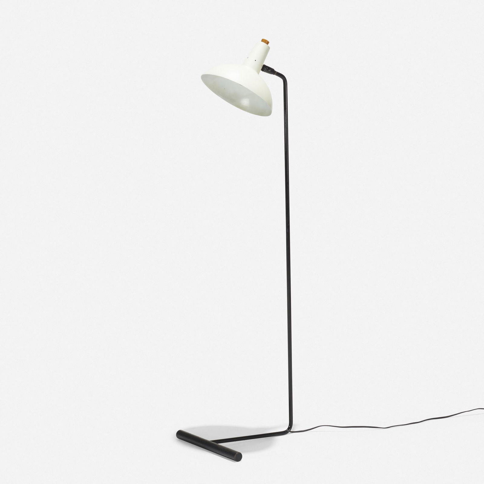 Harry Gitlin, floor lamp, model F9: Harry Gitlin floor lamp, model F9 Middletown Mfg. Co.USA, 1951enameled steel, enameled aluminum, Bakelite48 h × 12 w × 13 d in (122 × 30 × 33 cm) Decal manufacturer'