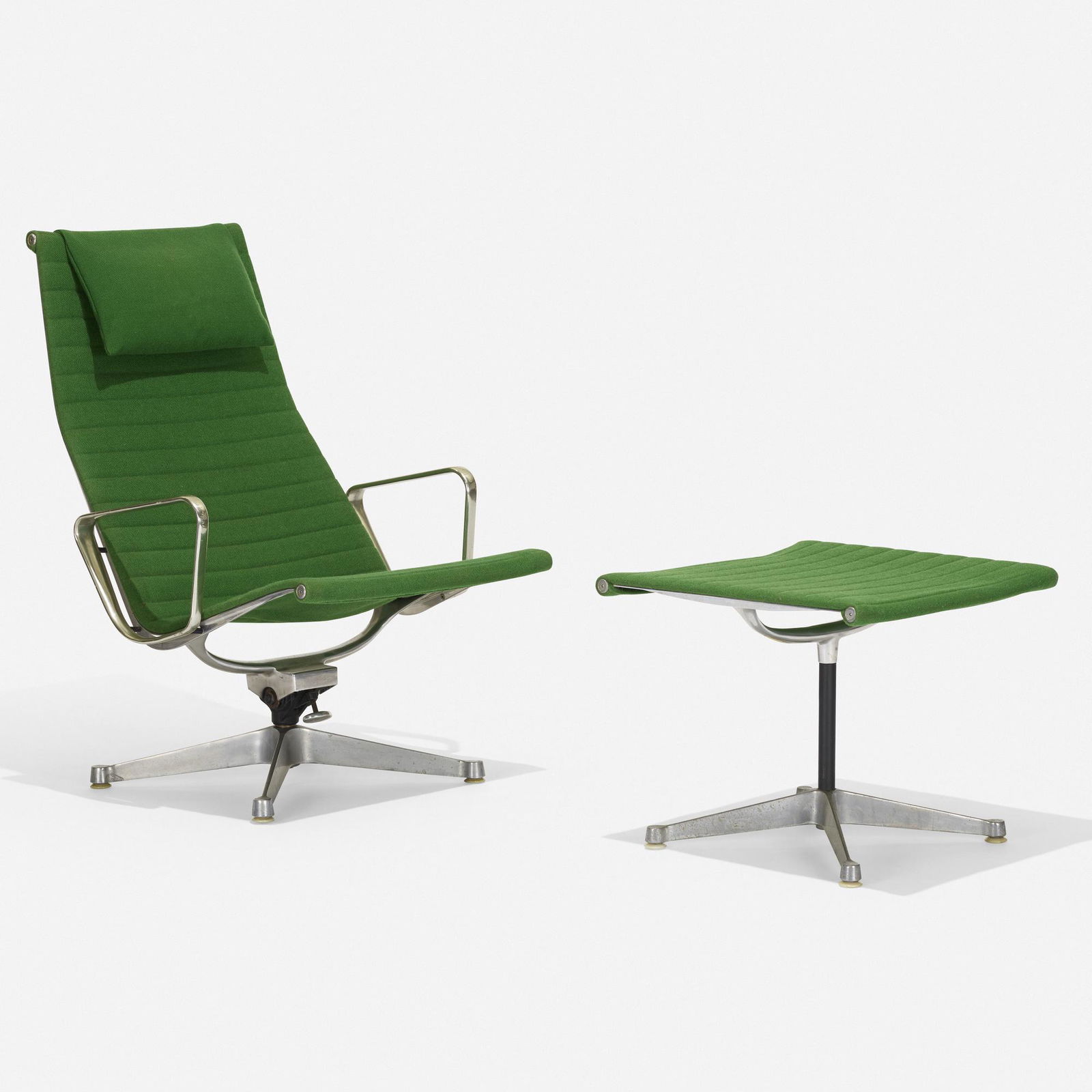 Eames, Aluminum Group lounge chair and ottoman Feb 20, 2020 Wright