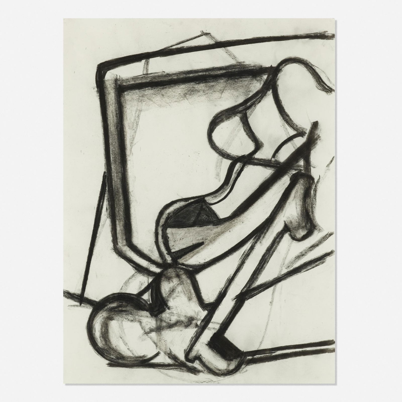 Amy Sillman, Untitled: Amy Sillman Untitled 2011charcoal on Arches paper29.75 h × 22 w in (76 × 56 cm) Provenance: Sikkema Jenkins & Co., New York | Private Collection, New York