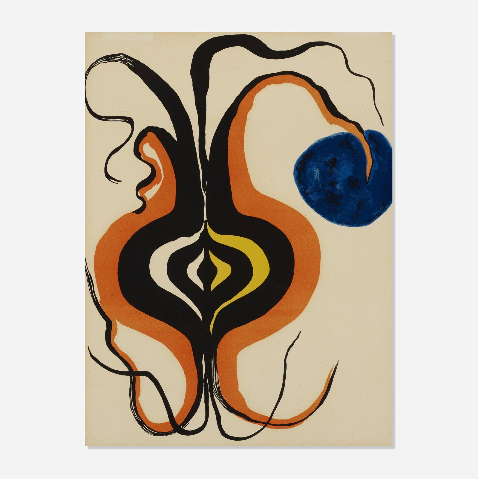 Alexander Calder, The Onion (from Derriere le Miroir): Alexander Calder The Onion (from Derriere le Miroir No. 156) 1966 lithograph in colors 14.25 h × 10.75 w in (36 × 27 cm) This work is from the edition published by Maeght Editeur, Paris