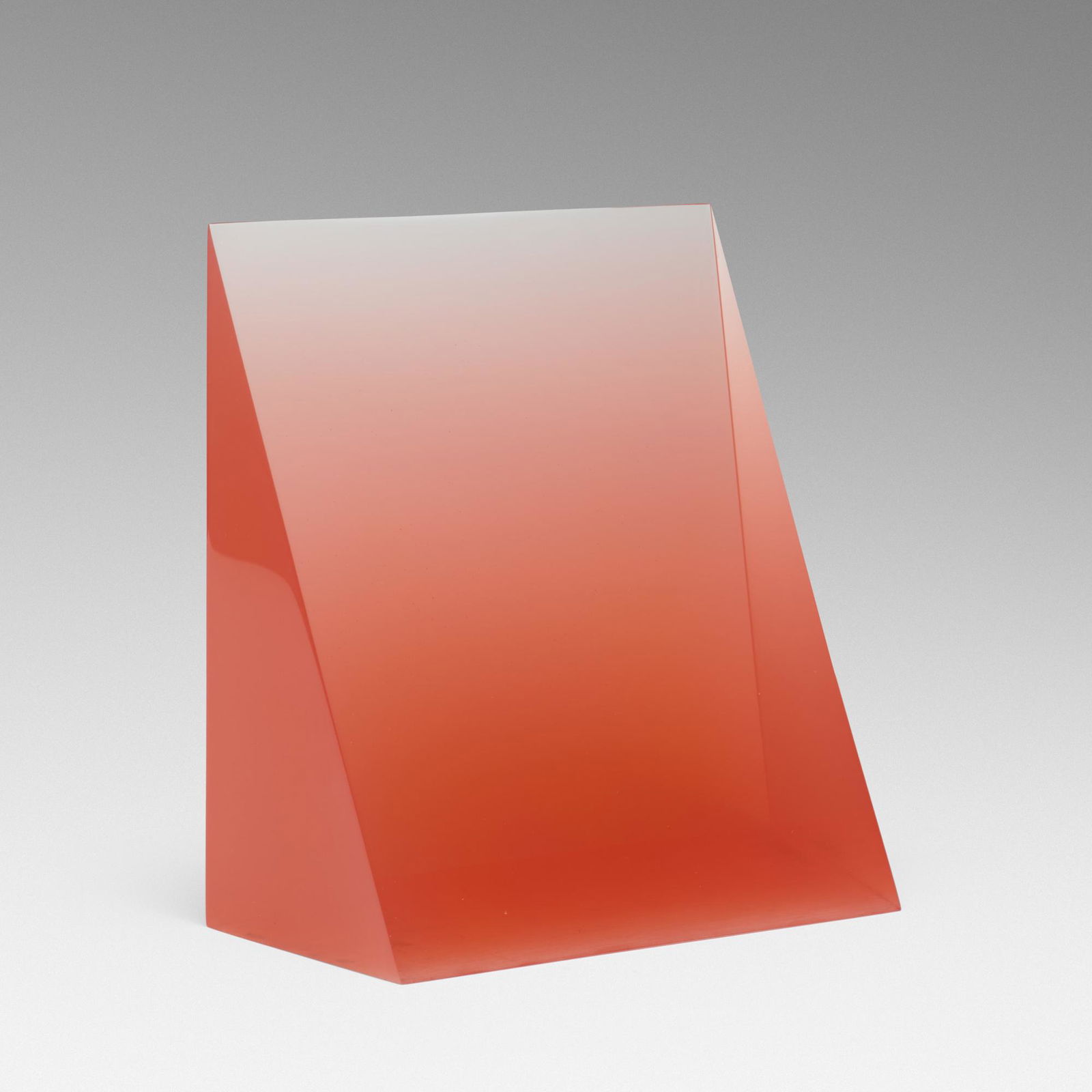 Peter Alexander, 7/15/15 (Red Wedge): Peter Alexander 7/15/15 (Red Wedge) 2015urethane9.5 h × 8.75 w × 4.25 d in (24 × 22 × 11 cm) Incised signature and number to underside 'PA 7/15/15'. Sold with a certificat