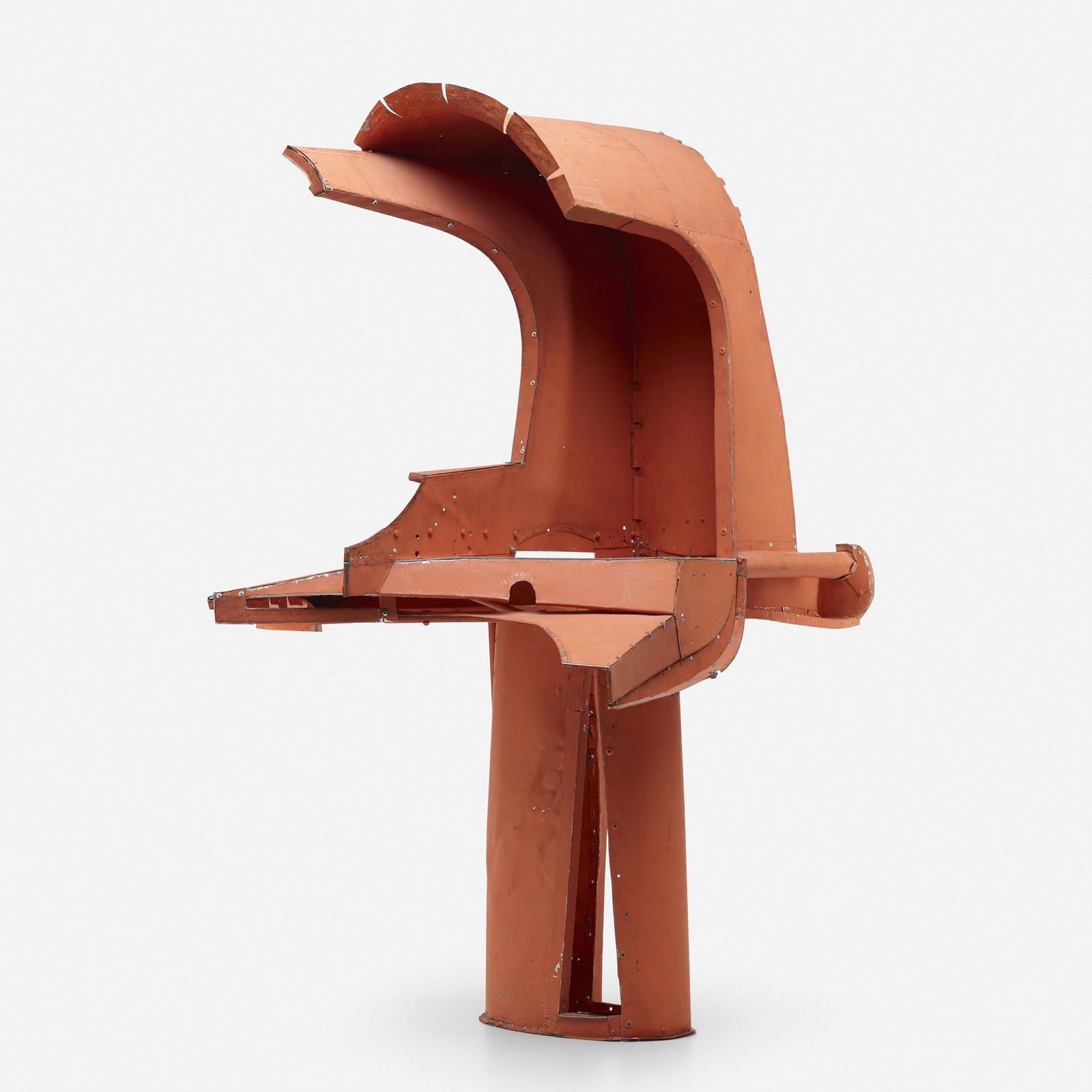 Thomas Kiesewetter, Untitled (Red): Thomas Kiesewetter Untitled (Red) 2003enameled aluminum, enameled steel45 h × 36 dia in (114 × 91 cm) Provenance: Private Collection, Miami