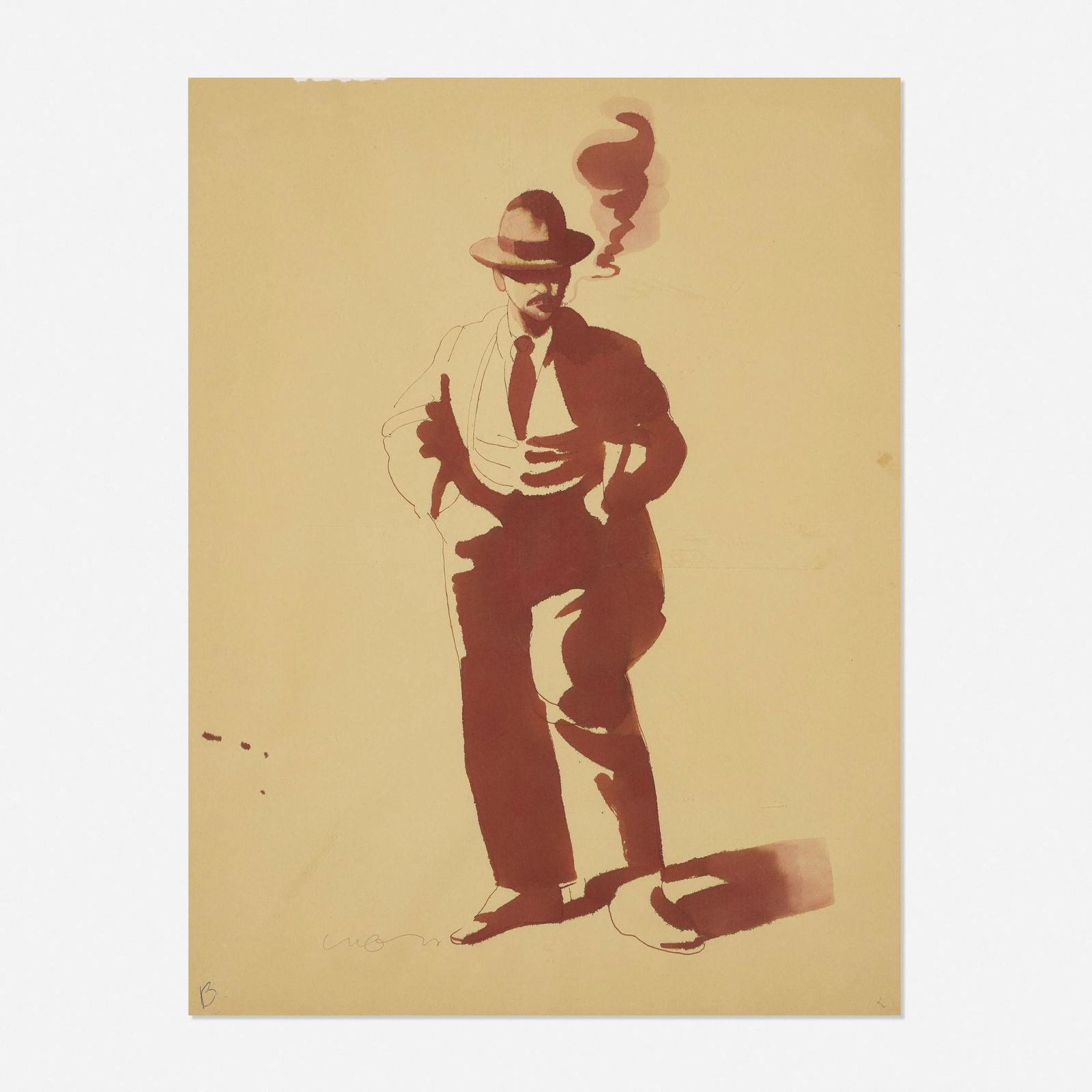 Milton Glaser   original art for Cafe Fiorello   1983 (1 of 1)