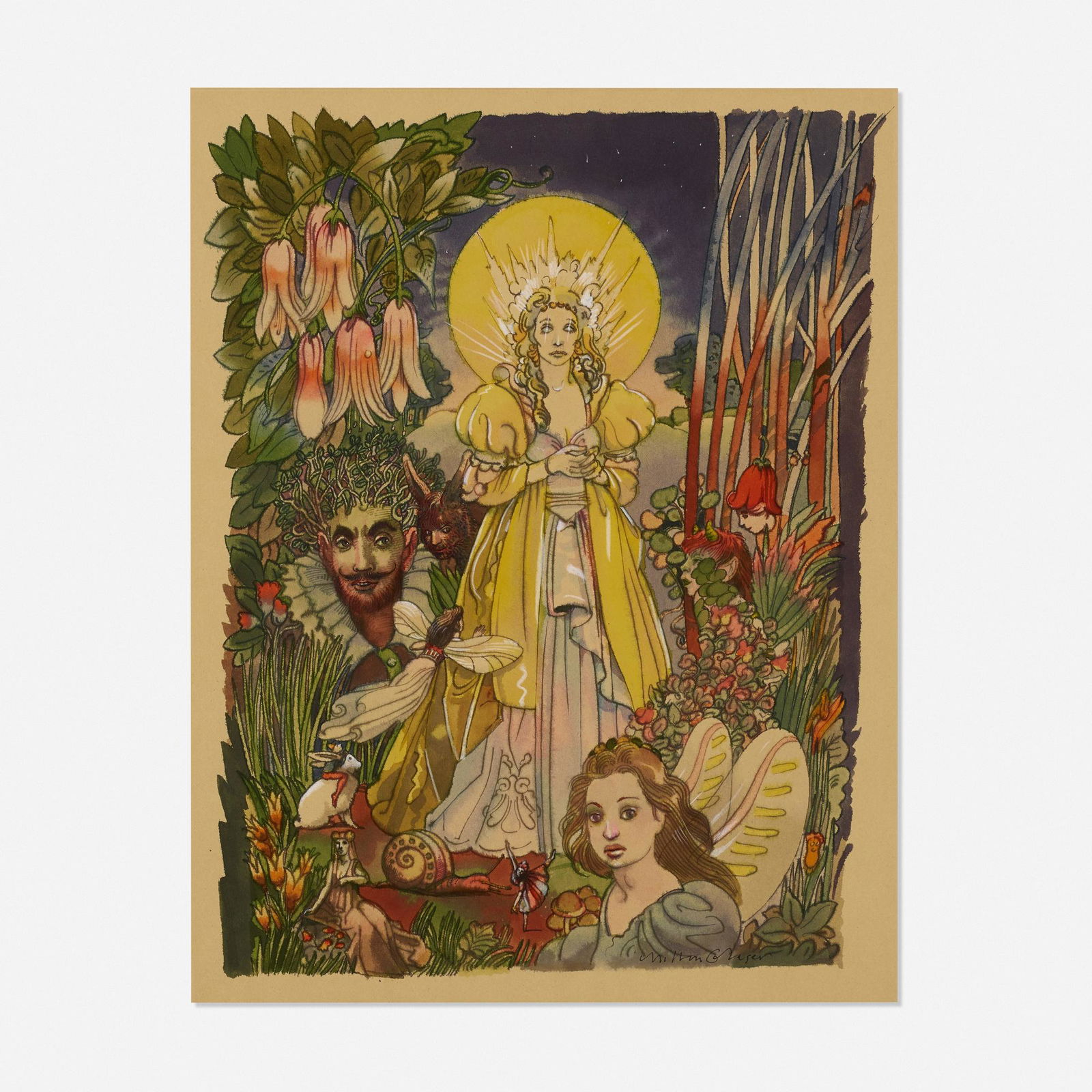 Milton Glaser   Untitled   colored inks on paper 21.25 (1 of 1)