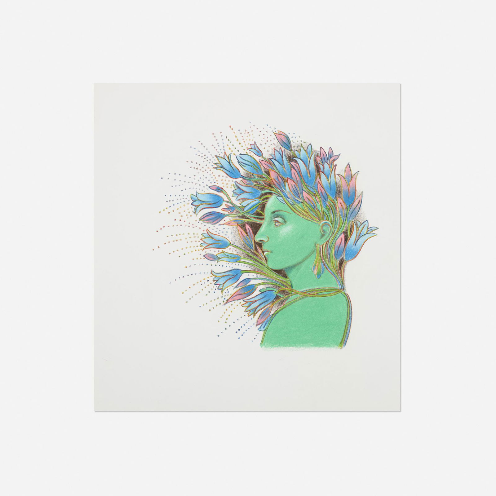 Milton Glaser   Untitled   colored pencil on paper 19 (1 of 1)