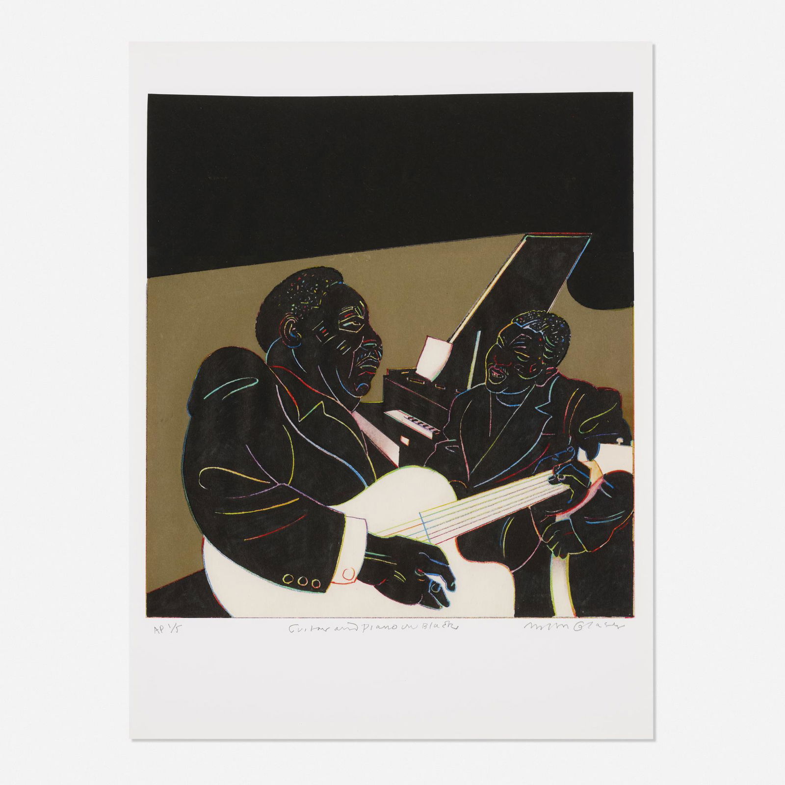 Milton Glaser   Guitar and Piano, for Collaboration: (1 of 1)