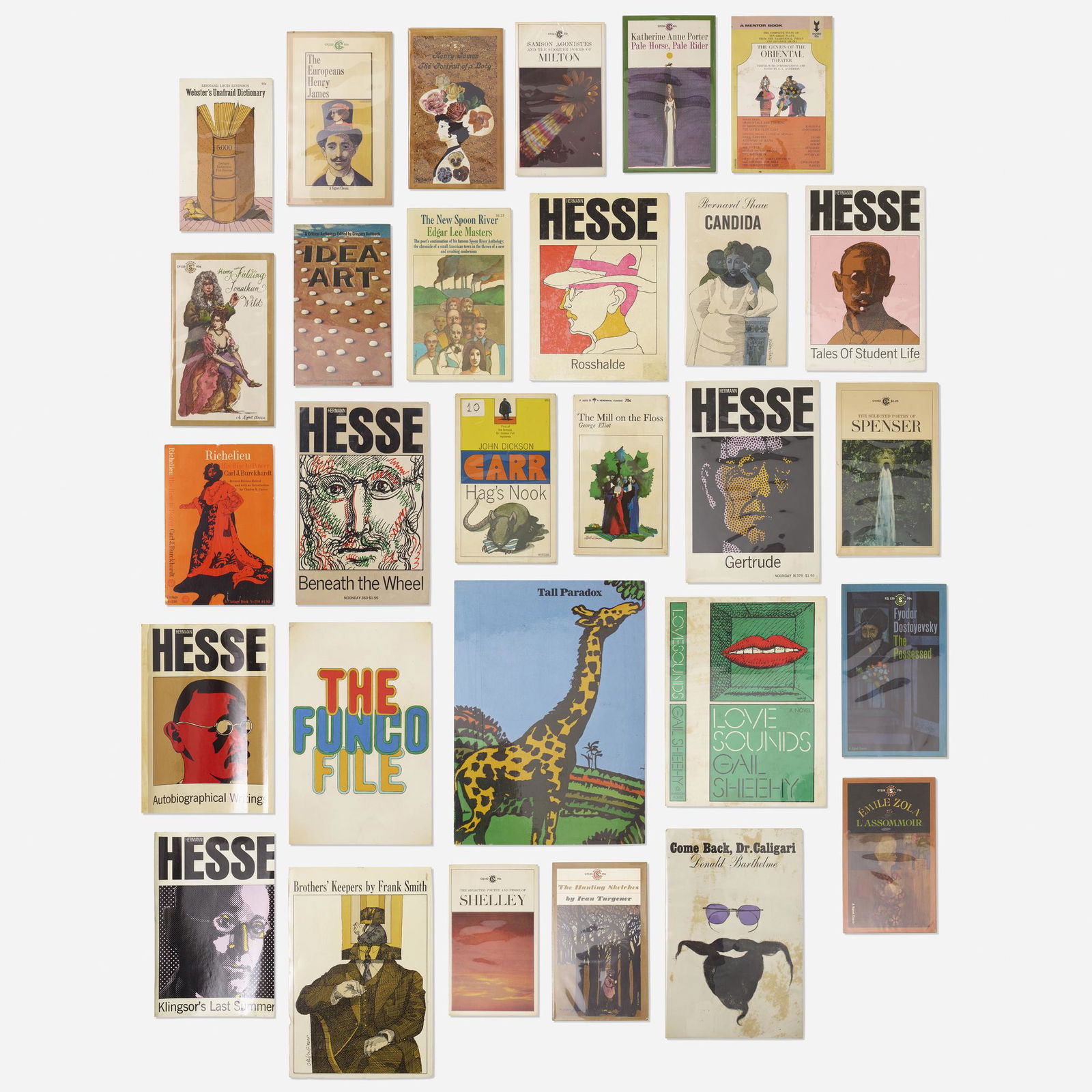 collection of book covers designed by Milton Glaser (1 of 1)