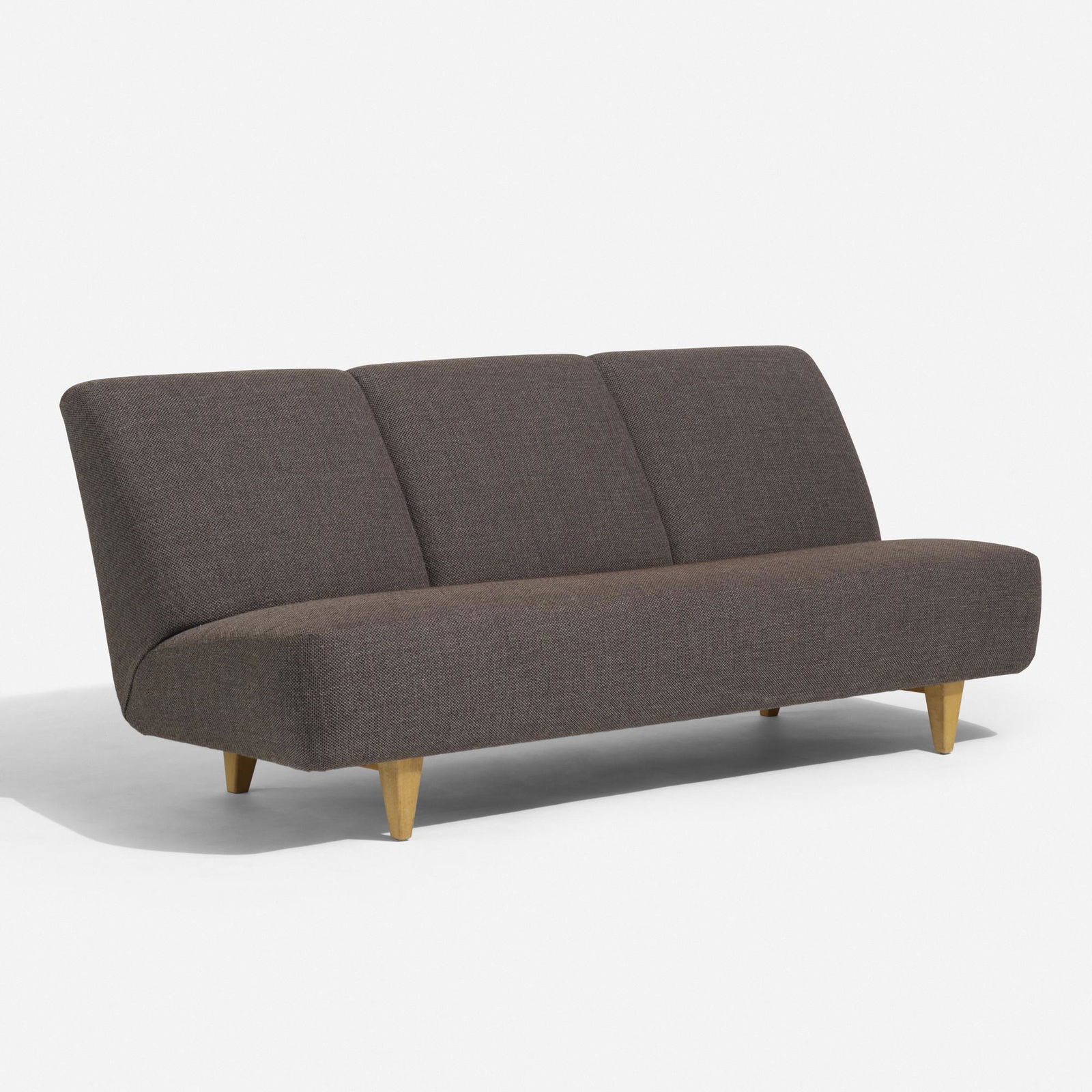 Bruno Mathsson, sofa, model T201: Bruno Mathsson sofa, model T201 Firma Karl MathssonSweden, 1936upholstery, beech73 w × 33 d × 31 h in (185 × 84 × 79 cm)
