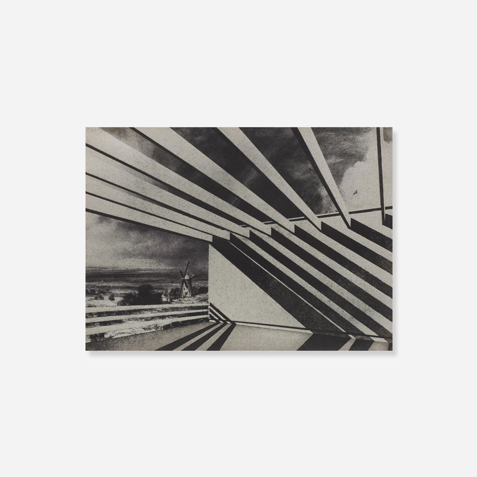 Margaret Priest, Untitled (Hampstead Heath): Margaret Priest Untitled (Hampstead Heath) (from For John Constable portfolio) 1976etching on BFK Rives paper7.25 h × 9.75 w in (18 × 25 cm) Sheet measures: 22 h x 30 w inches. Si