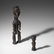 Dan artist, male figure and divination figure