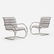 Ludwig Mies van der Rohe, MR lounge chairs, pair