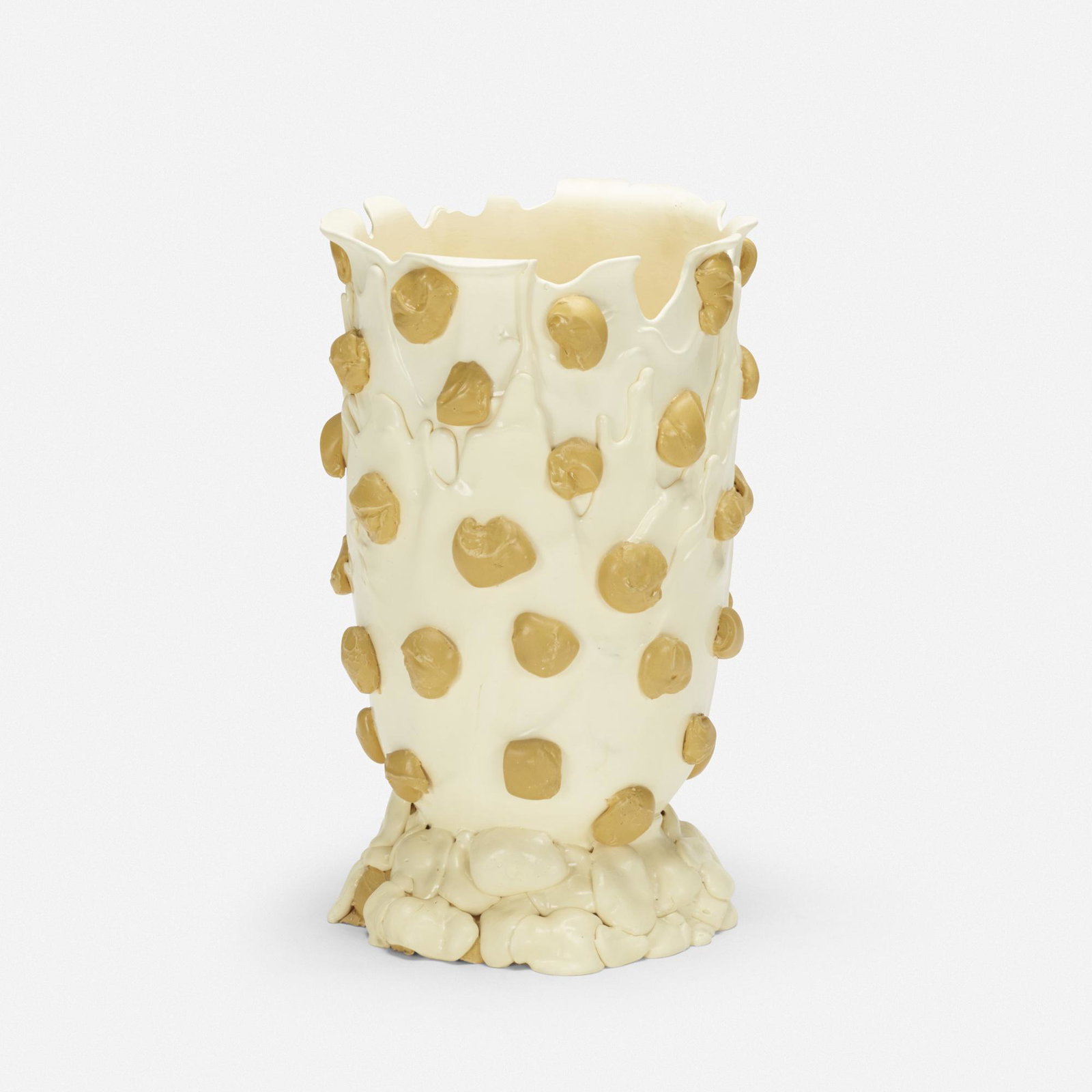 Gaetano Pesce, XL Nugget vase: Gaetano Pesce XL Nugget vase Fish Design Italy, 2006 resin 16 dia × 24 h in (41 × 61 cm) Impressed manufacturer's mark to base 'Fish Design 02/2006' and 'Gaetano Pesce'.