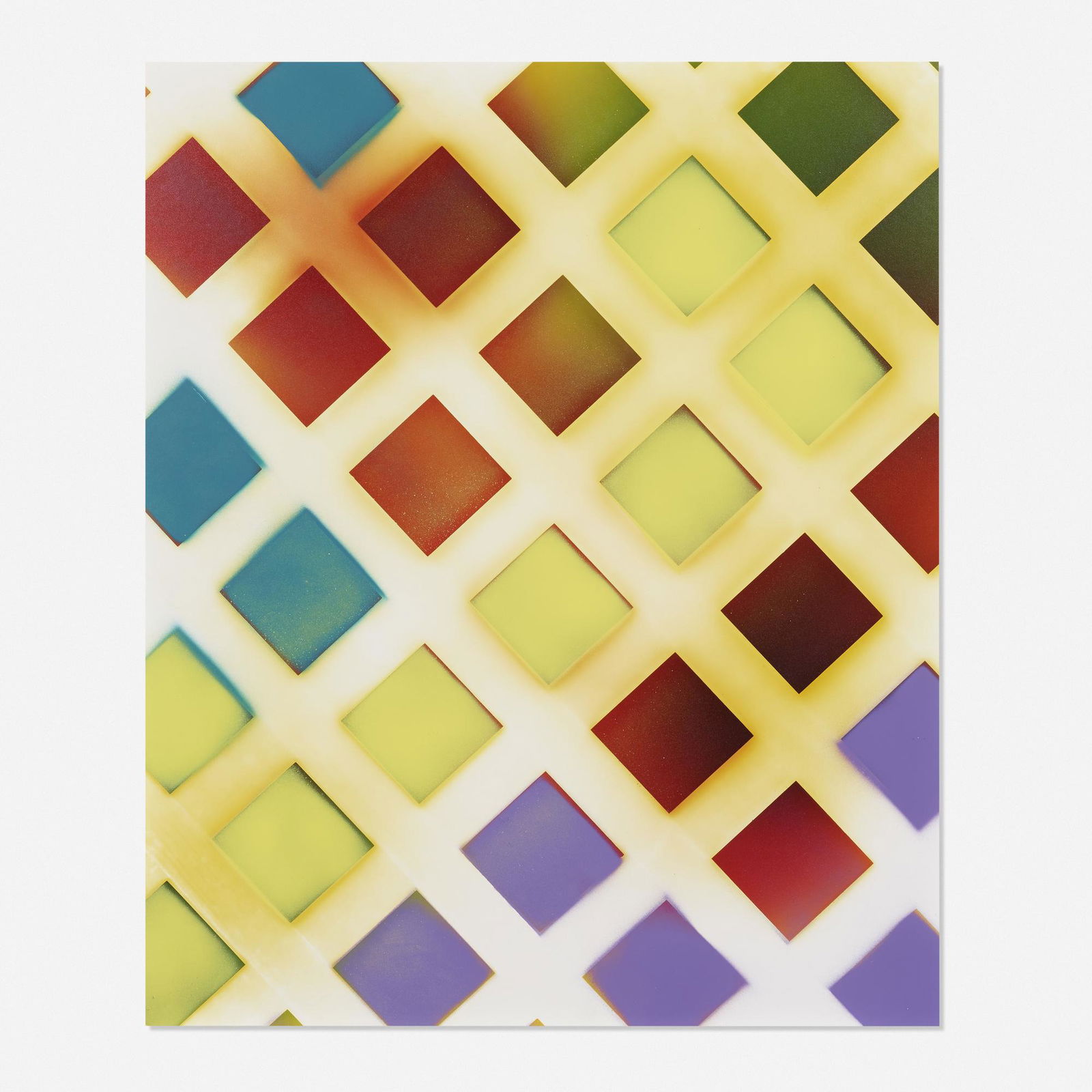 Sam Falls, Untitled (Painted Photograms 9): Sam Falls Untitled (Painted Photograms 9) 2012painted photogram23.5 h × 19.5 w in (60 × 50 cm) Provenance: American Contemporary Gallery, New York | Private Collectio