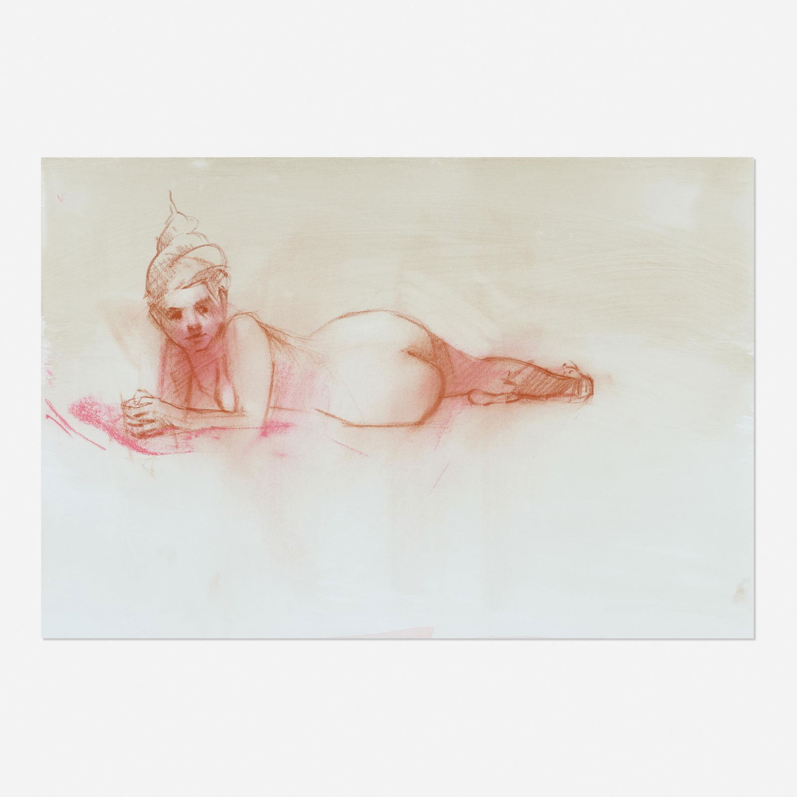 Will Cotton, Ice Cream Girl: Will Cotton Ice Cream Girl 2007chalk on paper15 h × 22 w in (38 × 56 cm) Provenance: Glenn Horowitz Bookseller, East Hampton, New York | Acquired from the previous in