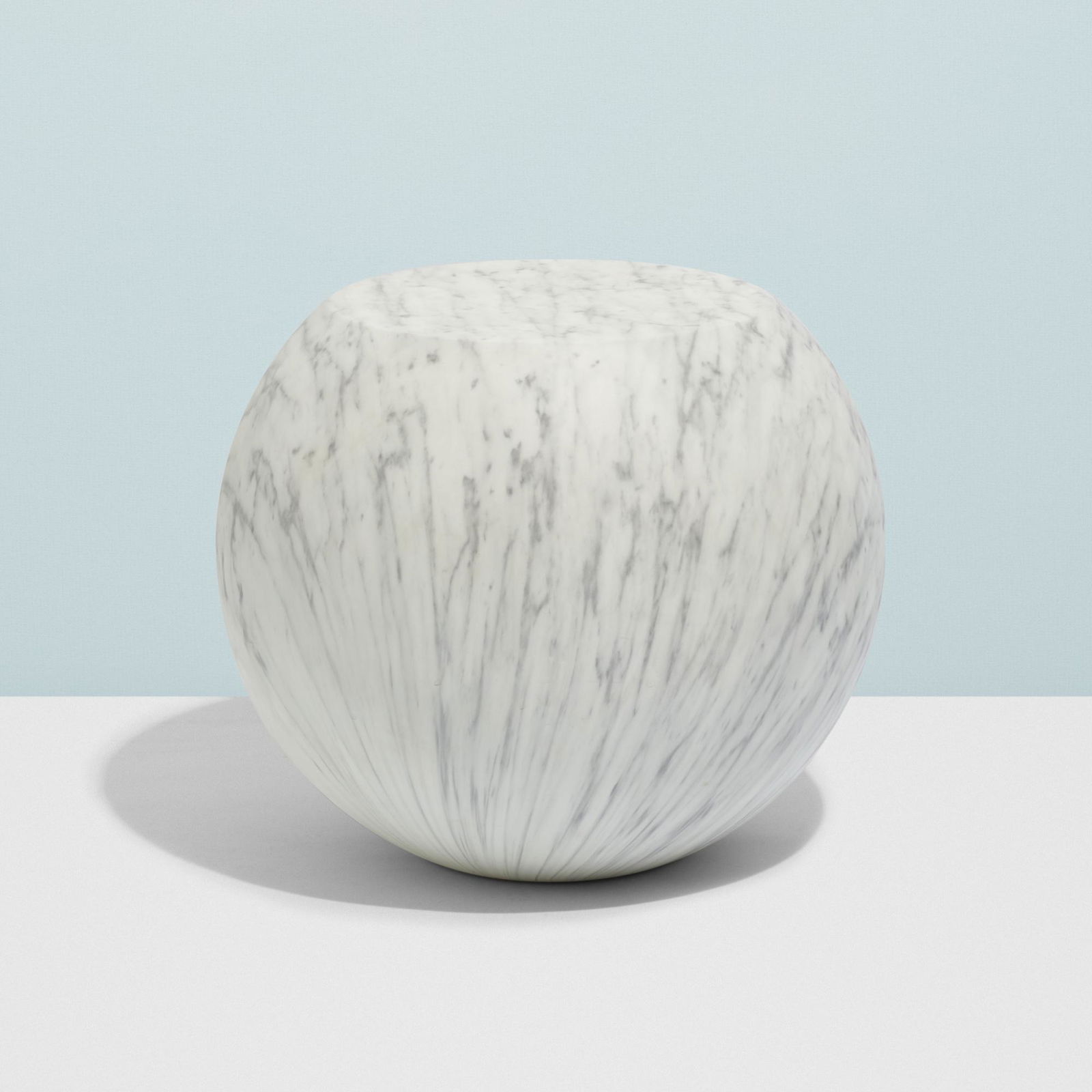 Giulio Cappellini, Bong table: Giulio Cappellini Bong table CappelliniItaly, 2004lacquered fiberglass18.5 dia × 16 h in (47 × 41 cm) Provenance: Collection of George Champion