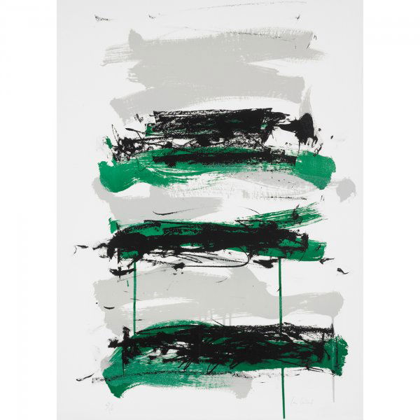 Joan Mitchell 1925-1992 untitled: Joan Mitchell 1925-1992 untitled lithograph on paper 30 h x 22 w inches Signed and numbered to lower edge '88/125 Joan Mitchell'. This work is number 88 from the edition of 125.