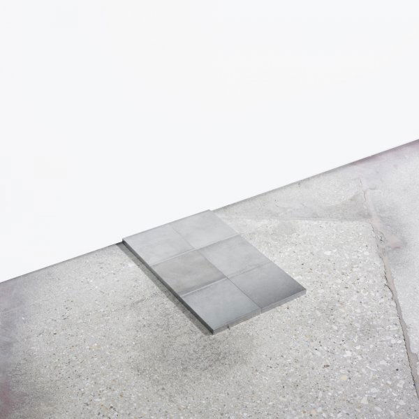 Carl Andre b. 1935 AL 6: Carl Andre b. 1935 AL 6 aluminum .75 h x 8 d x 12 w inches Provenance: Alfonso Artiaco Gallery, Naples