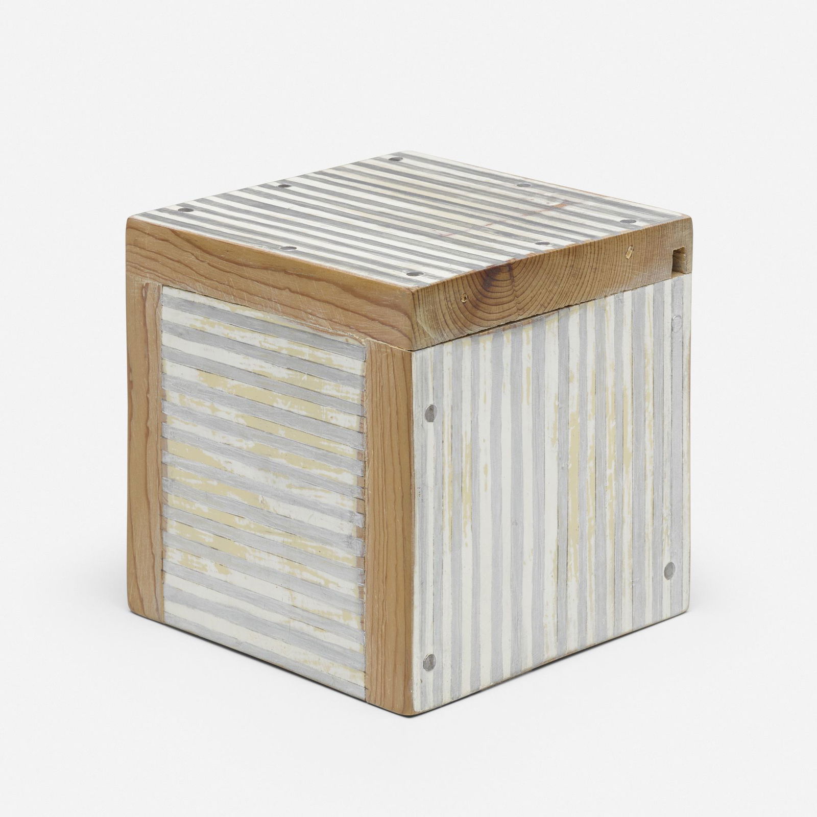 Stuart Arends, Box with Silver Stripes (1 of 2)