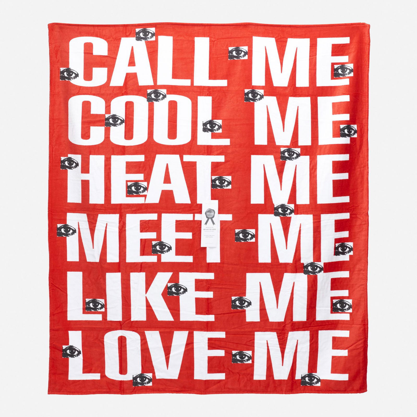 Barbara Kruger, WOW Project Beach Towel (1 of 1)