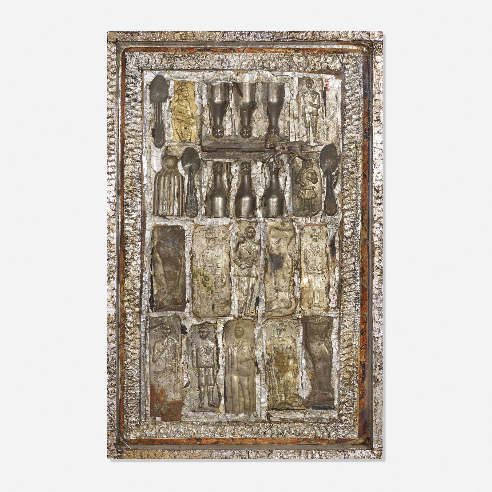 Barry Cohen, Construction #11: Barry Cohen Construction #11 1988mixed media construction21.75 h × 13.25 w in (55 × 34 cm) Provenance: The Artist | Allan Stone Gallery, New York Exhib