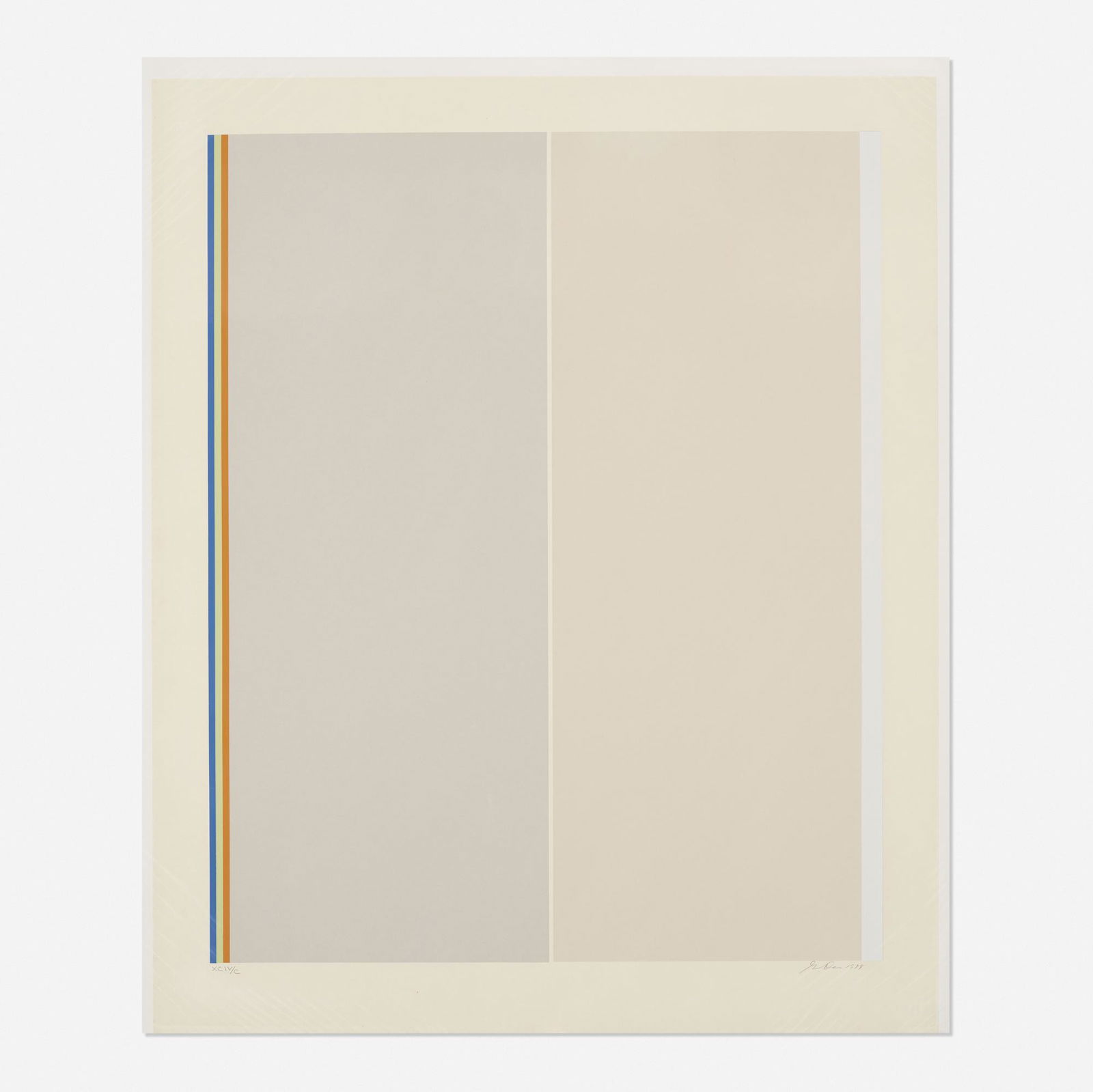 Gene Davis, Homage to Barnett Newman (1 of 1)