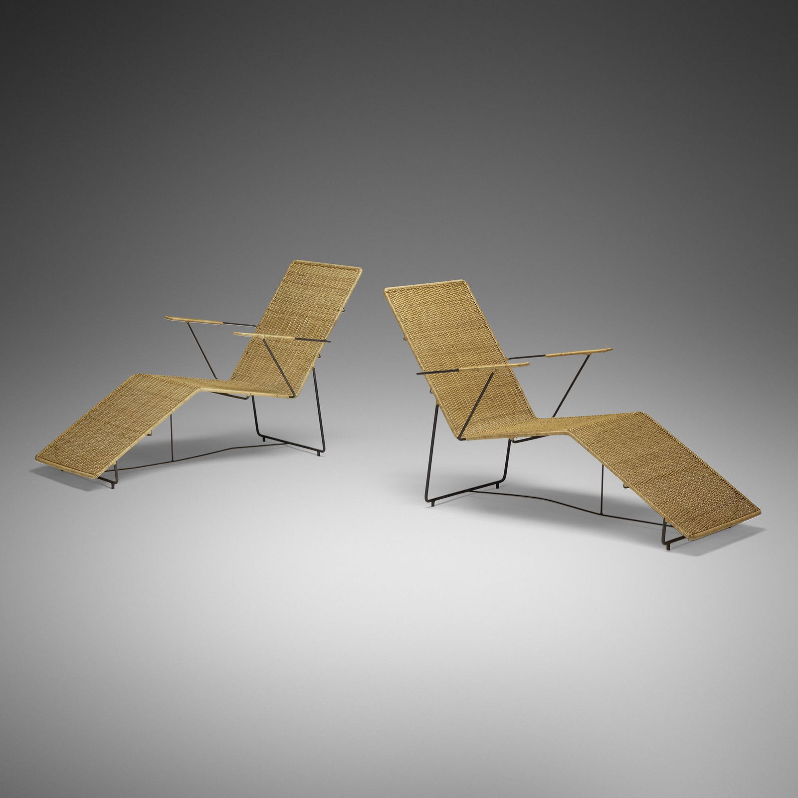 Martin Eisler and Carlo Hauner, chaise lounges, pair (1 of 3)