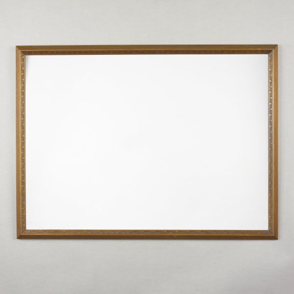 Frank Lloyd Wright mirror, model 2000: Frank Lloyd Wright mirror, model 2000 Heritage Henredon USA, 1955 mahogany, mirror 47.25 w x 34.75 h inches