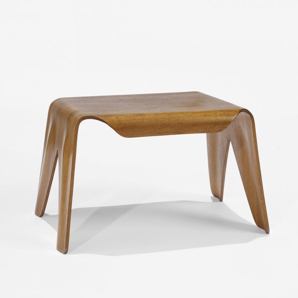 Charles and Ray Eames child's stool: Charles and Ray Eames child's stool Evans Products USA, 1945 birch plywood 14.5 w x 10.5 d x 8.5 h inches Literature: Eames Design: The Work of the Office of Charles and Ray Eames, Neuhart, Neuhart an