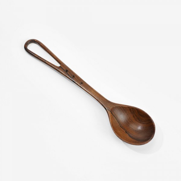 Peder Moos spoon: Peder Moos spoon Denmark, c. 1960 rosewood 8.5 w x 2 d x .75 h inches