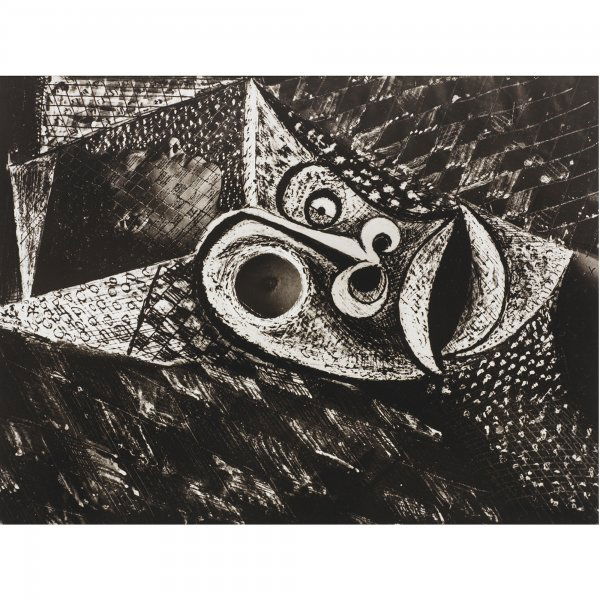 Brassai untitled (Transmutations par Brassai...): Brassa_ untitled (Transmutations par Brassai from Cliches-Verres) Hungary, c. 1967 gelatin silver print 7 h x 9.5 w inches This work is from the edition of 110 published by Galerie Les Contards.