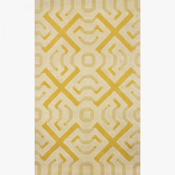 Edward Fields carpet: Edward Fields carpet Edward Fields USA, c. 1975 hand-woven wool 65 w x 104 l inches Signed with stamped marks and applied fabric manufacturer's label to underside: [Edward Fields Design: Sun Dance Col