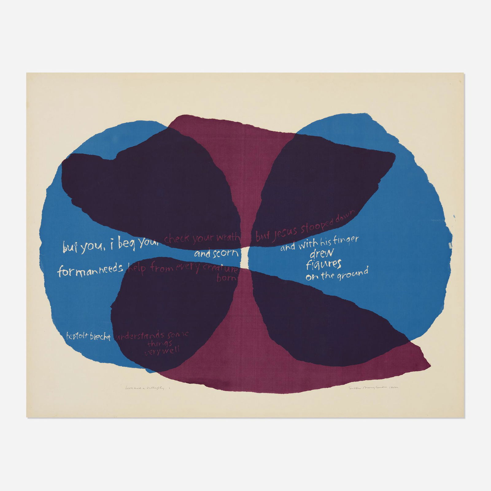 Sister Mary Corita, love and a butterfly #2 (1 of 1)