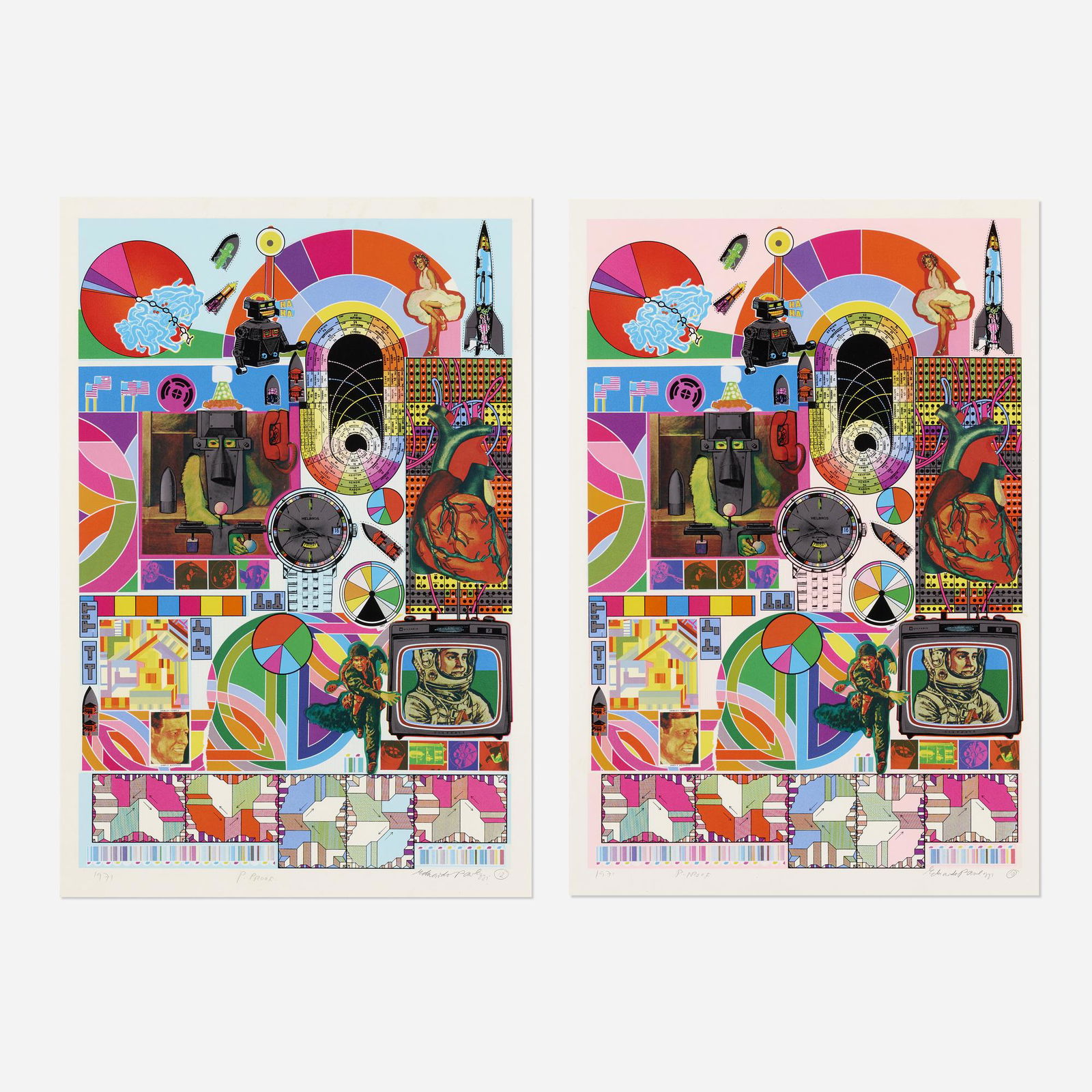 Sir Eduardo Paolozzi, Bash (two works) (1 of 3)