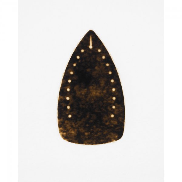 Willie Cole untitled: Willie Cole untitled USA, 1993 hot iron burn on handmade paper 13.5 h x 11 w inches This work is number 46 from the edition of 50 produced for the portfolio Mettlesome/Meddlesome in conjunction with t